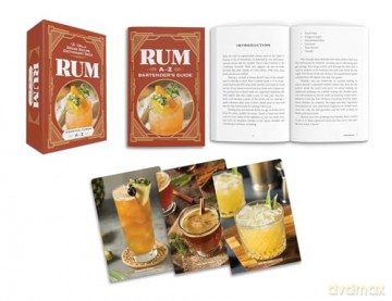 Rum Cocktail Cards A-Z: The Ultimate Drink Recipe Dictionary Deck (Cocktail Recipe Deck) - Adams Media [KSIĄŻKA]