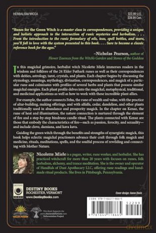 Runes for the Green Witch: An Herbal Grimoire (Sacred Planet) - Nicolette Miele [KSIĄŻKA]