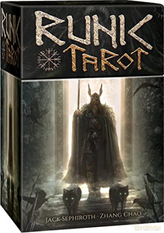 Runic Tarot: 78 full colour tarot cards and instructions - Jack Sephiroth [KSIĄŻKA]