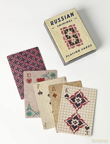 Russian Criminal Playing Cards: Deck of 54 Playing Cards - Damon Murray [KSIĄŻKA]