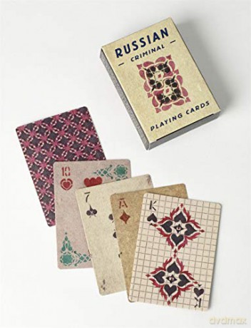 Russian Criminal Playing Cards: Deck of 54 Playing Cards - Damon Murray [KSIĄŻKA]