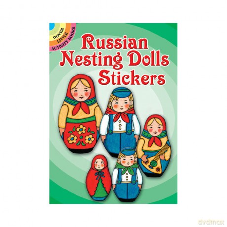 Russian Nesting Dolls Stickers (Little Activity Books) - Alexander Afanasyev [KSIĄŻKA]