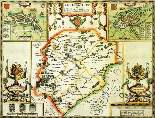 Rutland Historical Map 1000 Piece Jigsaw Puzzle (1610). Free print! [GRA]