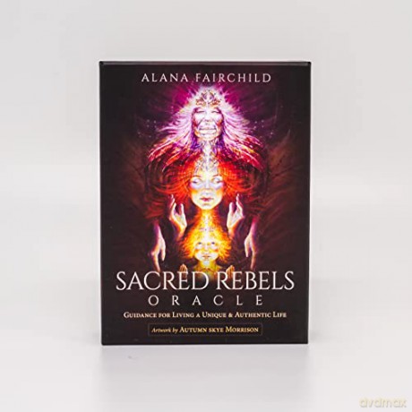 Sacred Rebels Oracle - Revised Edition: Guidance for Living a Unique and Authentic Life - 45 cards with a new borderless design and 184-page guidebook - Alana Fairchild [KSIĄŻKA]