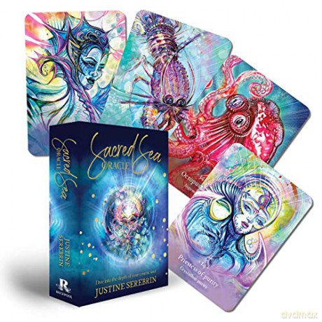 Sacred Sea Oracle: Dive into the depth of your cosmic soul - Justine Serebrin [KSIĄŻKA]