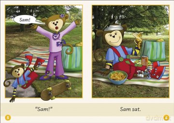 Sam Set 1 (Dandelion Readers) - Phonic Books [KSIĄŻKA]