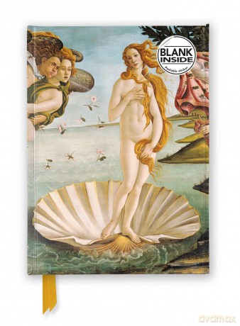 Sandro Botticelli: The Birth of Venus (Foiled Blank Journal) (Flame Tree Blank Notebooks) - Flame Tree Studio [KALENDARZ]