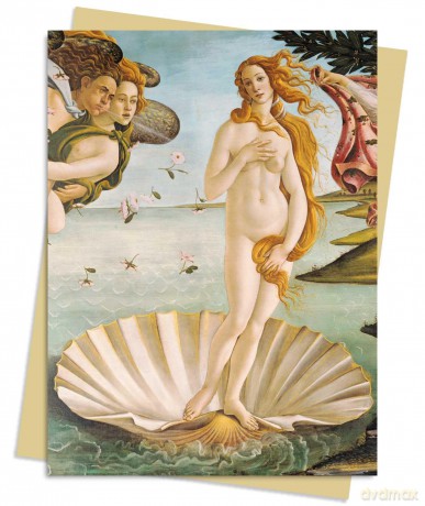 Sandro Botticelli: The Birth of Venus Greeting Card Pack: Pack of 6 (Greeting Cards) - Flame Tree Studio [KALENDARZ]