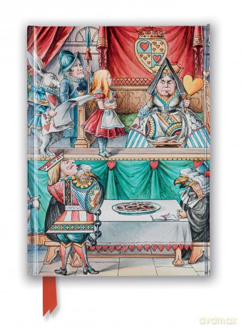 Science Museum: Alice in Wonderland (Foiled Journal) (Flame Tree Notebooks) - Flame Tree Studio [KALENDARZ]