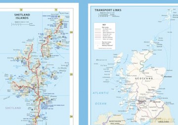 Scotland Touring Map: Ideal for exploring [KSIĄŻKA]