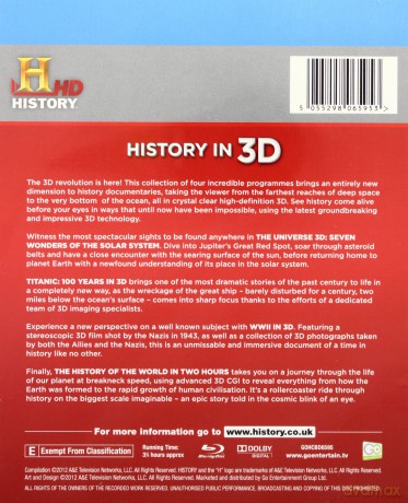 History in 3D [BOX] [4xBlu-Ray 3D]