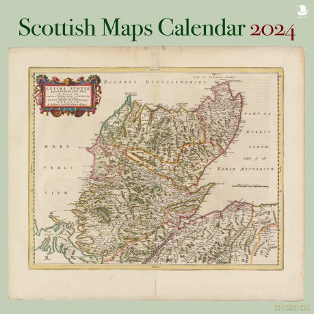 Scottish Maps Calendar 2024 - National Library of Scotland [KSIĄŻKA]