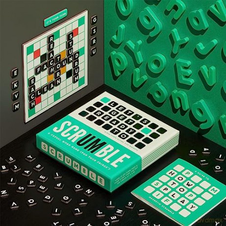 Scrumble Magnetic Fridge Game - Brass Monkey [KSIĄŻKA]
