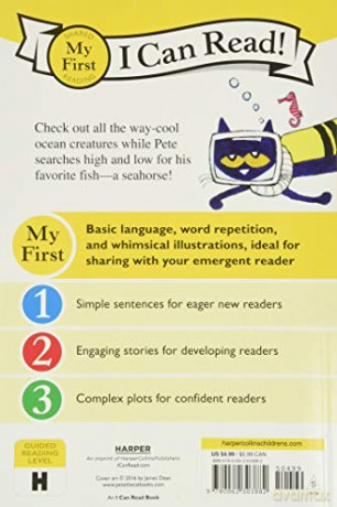 Scuba-Cat (I Can Read! Pre-Level 1: Pete the Cat) - James Dean [KSIĄŻKA]