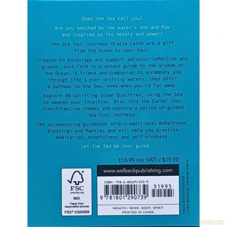 Sea Soul Journeys Oracle Cards: A 48 Card Deck with Guidebook - Connect with the Healing Power of the Ocean - Pippa Best [KSIĄŻKA]