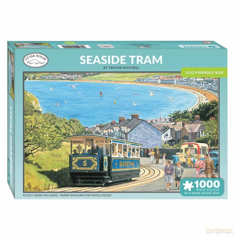 Seaside Tram 1000 Piece Jigsaw [PUZZLE]