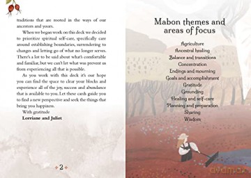 Seasons of the Witch: Mabon: (44 Gilded Cards and 144-Page Full-Color Guidebook) - Lorriane Anderson [KSIĄŻKA]