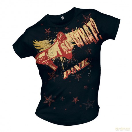 Pink: So What Megaphone (M Black Skinny) [T-Shirt]