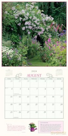 Secret Garden Wall Calendar 2024: A Meditative Calendar That Unites the Gardener's Mind, Body, and Spirit - Workman Calendars [KALENDARZ]