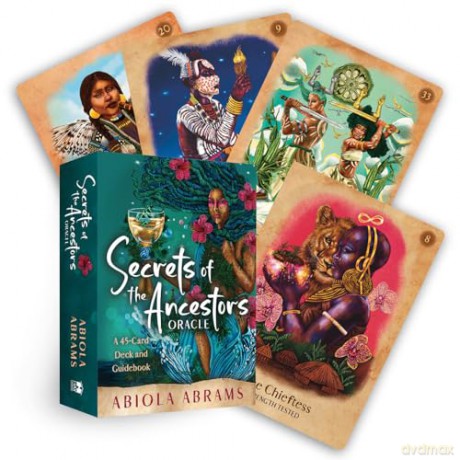 Secrets of the Ancestors Oracle: A 45-Card Deck and Guidebook for Connecting to Your Family Lineage, Exploring Modern Ancestral Veneration, and Revealing Divine Guidance - Abiola Abrams [KSIĄŻKA]