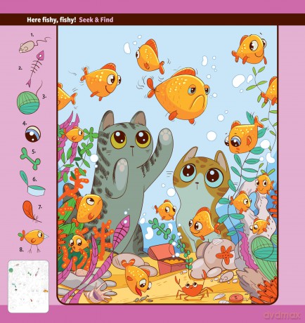 Seek and Find: Nature and More - 7 Cats [KSIĄŻKA]