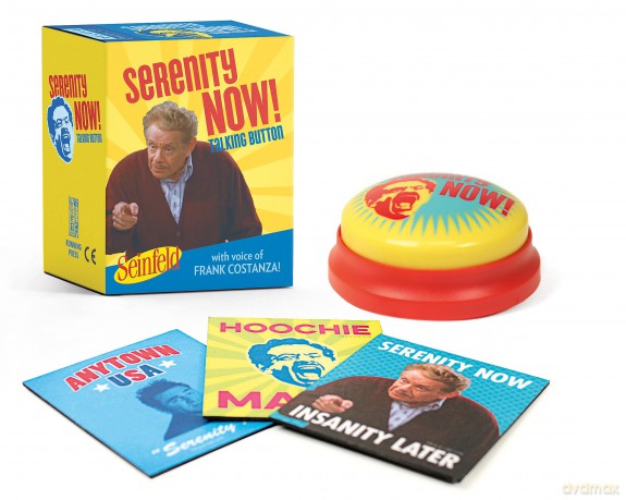 Seinfeld: Serenity Now! Talking Button: Featuring the voice of Frank Costanza! - Warner Bros. Consumer Products [KSIĄŻKA]