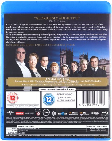 Downton Abbey - Sezon 3 [Blu-Ray]