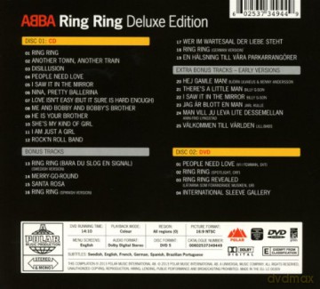 Abba: Ring Ring (Deluxe) Ltd. [CD]+[DVD]