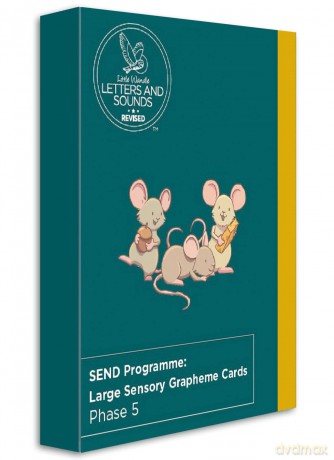 SEND Programme: Large Sensory Grapheme Cards: Phase 5 (Big Cat Phonics for Little Wandle Letters and Sounds Revised) - Wandle Learning Trus [KSIĄŻKA]