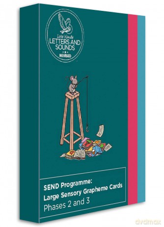 SEND Programme: Large Sensory Grapheme Cards: Phases 2 and 3 (Big Cat Phonics for Little Wandle Letters and Sounds Revised) - Wandle Learning Trus [KSIĄŻKA]