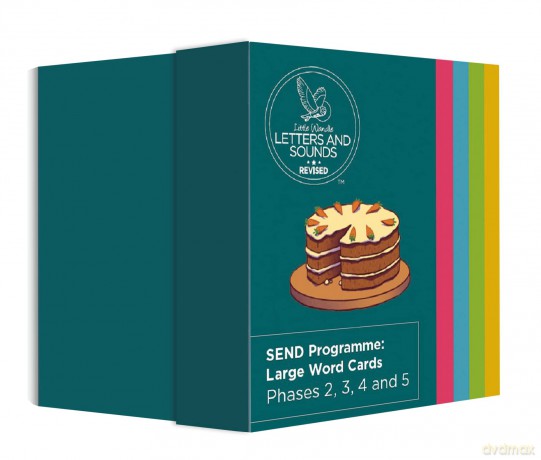 SEND Programme: Large Word Cards: Phases 2, 3 and 5 (Big Cat Phonics for Little Wandle Letters and Sounds Revised) - Wandle Learning Trus [KSIĄŻKA]