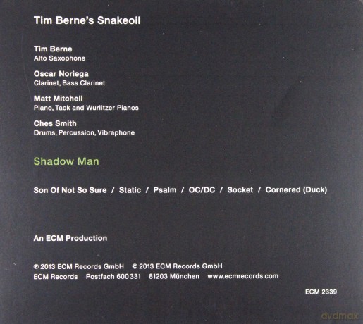 Tim Berne's Snakeoil: Shadow Man [CD]