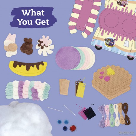 Sew Your Own Ice Cream Animals (Klutz) - Editors of Klutz [KSIĄŻKA]