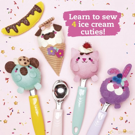 Sew Your Own Ice Cream Animals (Klutz) - Editors of Klutz [KSIĄŻKA]