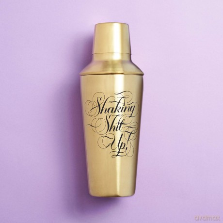 Shaking Shit Up Cocktail Shaker - Calligraphuck [KSIĄŻKA]