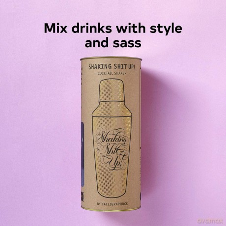 Shaking Shit Up Cocktail Shaker - Calligraphuck [KSIĄŻKA]