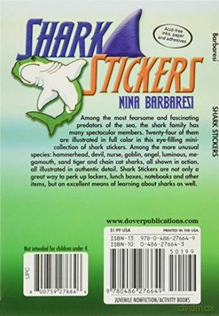 Shark Stickers (Little Activity Books) - Michellejoy Hughes [KSIĄŻKA]