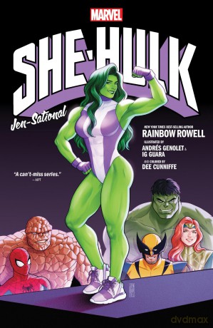 She-Hulk by Rainbow Rowell Vol. 4: Jen-sational (SENSATIONAL SHE-HULK) - Rainbow Rowell [KSIĄŻKA]
