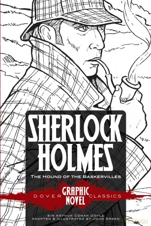 SHERLOCK HOLMES The Hound of the Baskervilles (Dover Graphic Novel Classics) (Dover Graphic Novels) - Sir Arthur Conan Doyle [KSIĄŻKA]