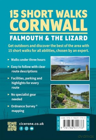 Short Walks in Cornwall: Falmouth and the Lizard - Phil Turner [KSIĄŻKA]