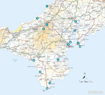 Short Walks in Cornwall: Falmouth and the Lizard - Phil Turner [KSIĄŻKA]