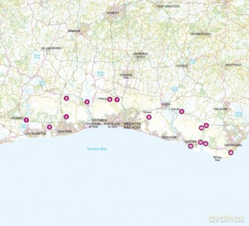 Short Walks in the South Downs: Brighton, Eastbourne and Arundel - Nike Werstroh [KSIĄŻKA]