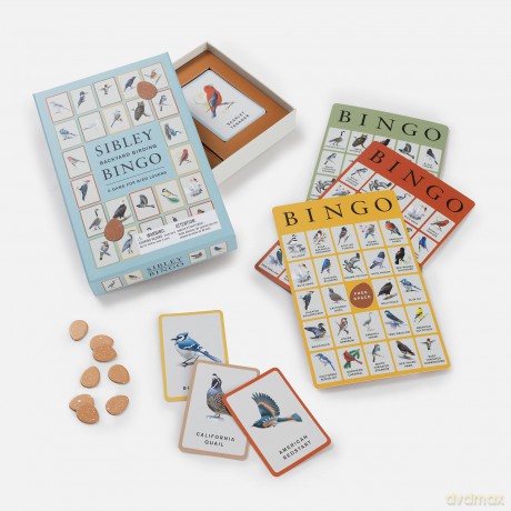 Sibley Backyard Birding Bingo: A Game for Bird Lovers: Board Games (Sibley Birds) - David Allen Sibley [KSIĄŻKA]