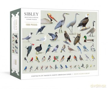 Sibley Backyard Birding Puzzle: 1000-piece (Sibley Birds): 1000-Piece Jigsaw Puzzle with Portraits of Favorite North American Birds - David Allen Sibley [KSIĄŻKA]