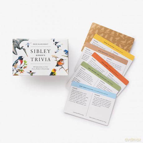 Sibley Birder's Trivia: A Card Game: 400 Questions to Test Every Birder's Knowledge (Ultimate Trivia Card Games) - David Allen Sibley [KSIĄŻKA]