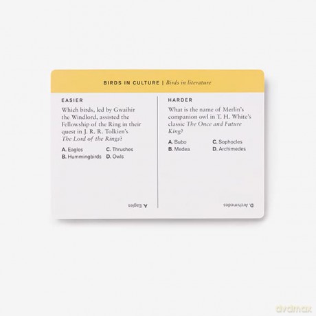 Sibley Birder's Trivia: A Card Game: 400 Questions to Test Every Birder's Knowledge (Ultimate Trivia Card Games) - David Allen Sibley [KSIĄŻKA]