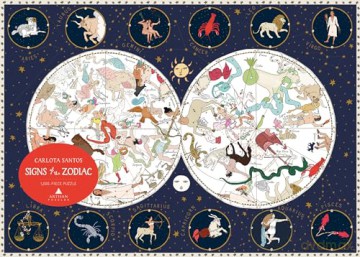 Signs of the Zodiac 1,000-Piece Puzzle - Santos [KSIĄŻKA]