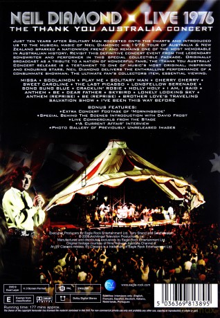 Neil Diamond: Live 1976 [DVD]