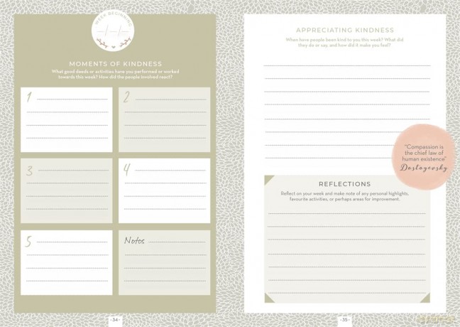 Simple Acts of Kindness: A 52-week interactive journal - Jacqueline Snowden [KSIĄŻKA]