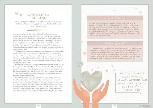 Simple Acts of Kindness: A 52-week interactive journal - Jacqueline Snowden [KSIĄŻKA]